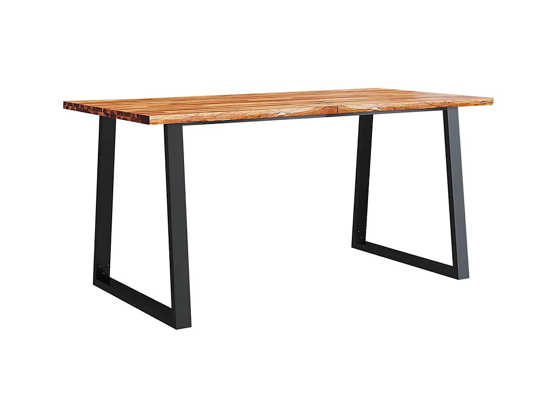 Table de salle à marron 160 x 80 x 75 cm DEC036717