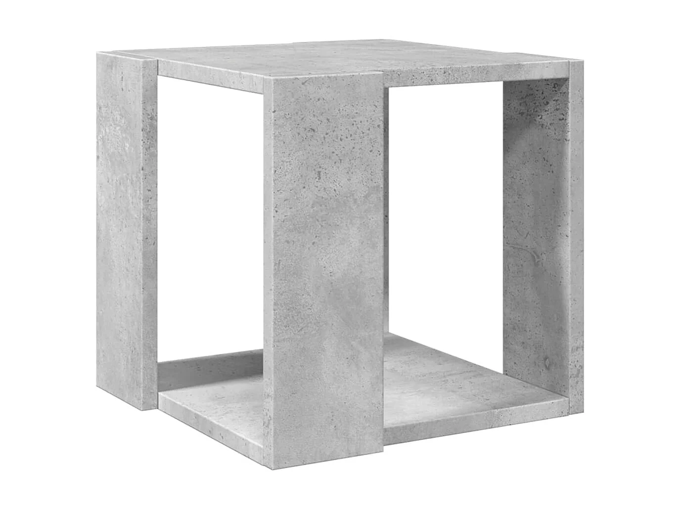 Table d'appoint design moderne bois marron 32 x 32 x 30 cm DEC039276