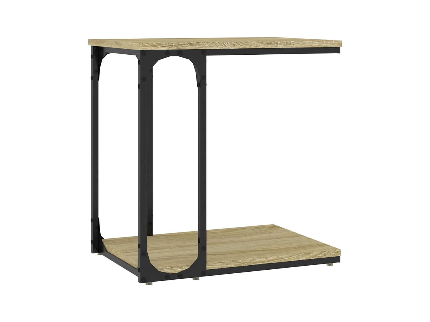 Table d'appoint bout de marron 50 x 35 x 52 cm DEC032419