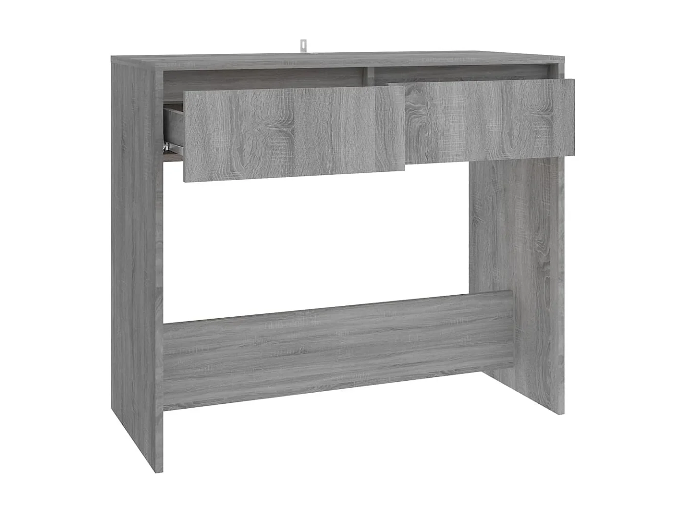 Table console avec deux bois marron 89 x 41 x 76.5 cm DEC032254