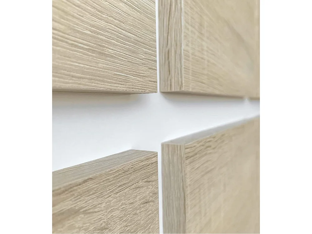 Cabecero de cama de 120x160x3,8 cm con patas apoyado en el suelo en color cambiran Jana