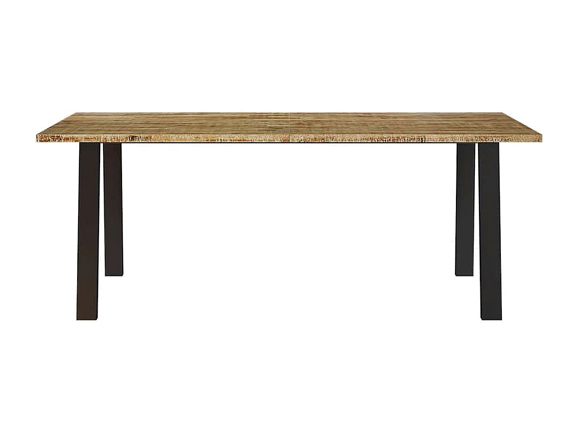 Table de salle à marron 200 x 90 x 75 cm DEC036743