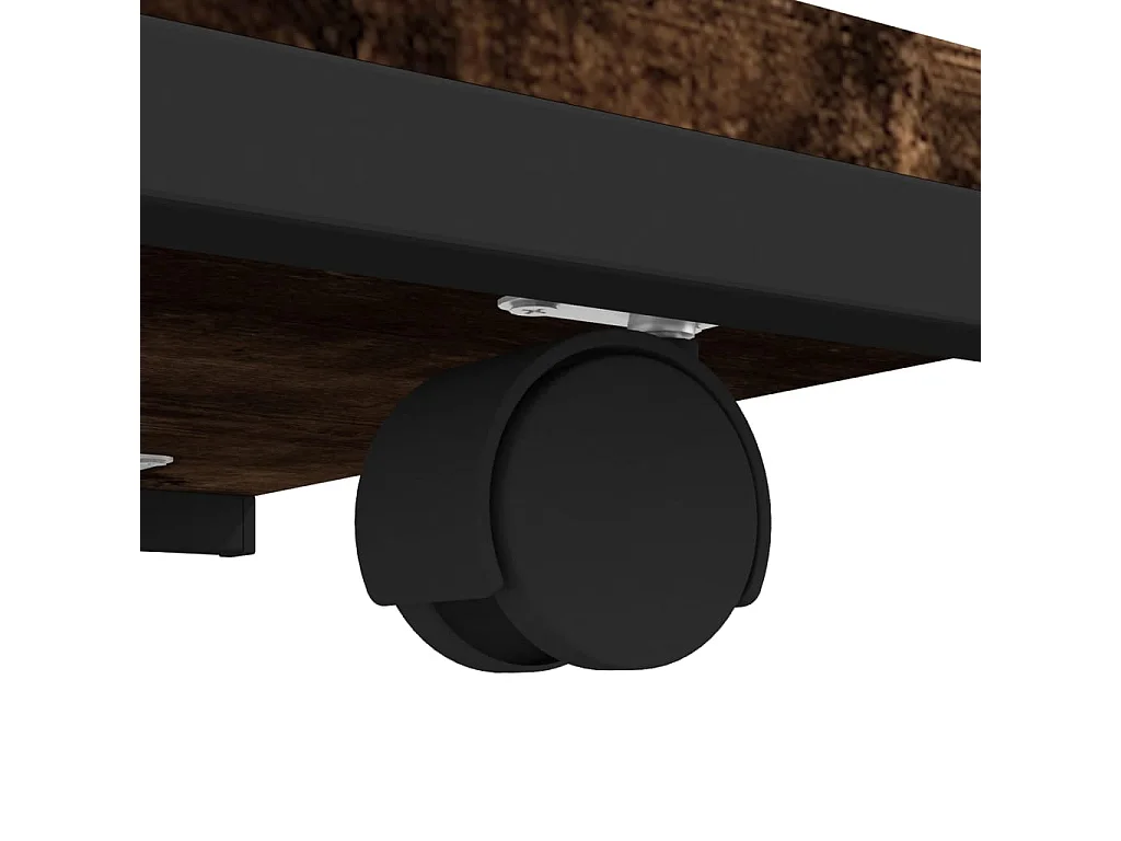 Table d'appoint console d'entrée marron 50 x 35 x 55.5 cm DEC032550