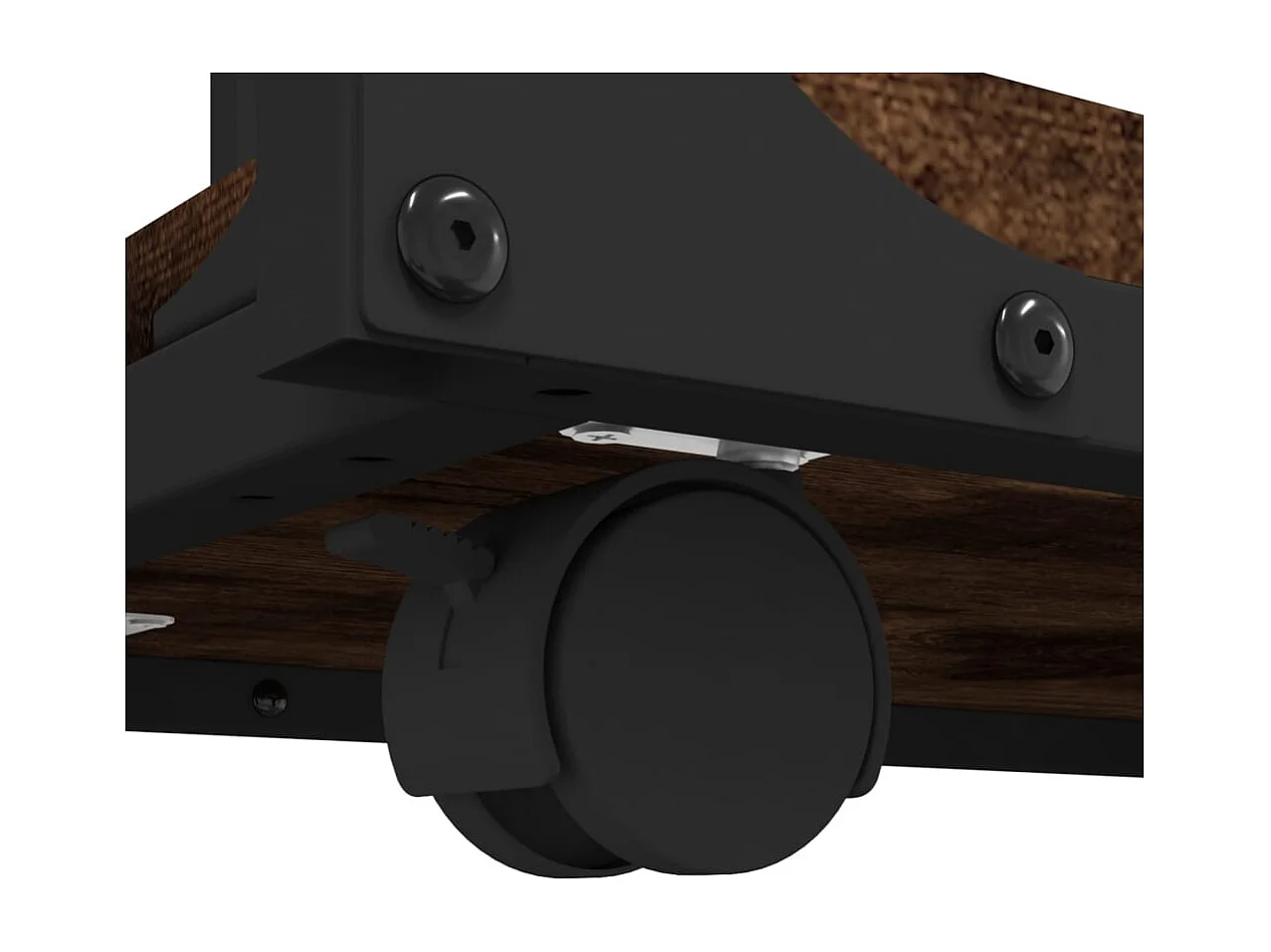 Table d'appoint console d'entrée marron 50 x 35 x 55.5 cm DEC032550