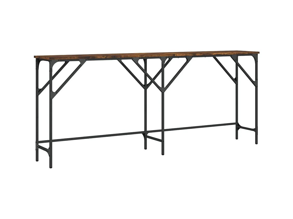 Table console table d'appoint métal marron 180 x 29 x 75 cm DEC031794