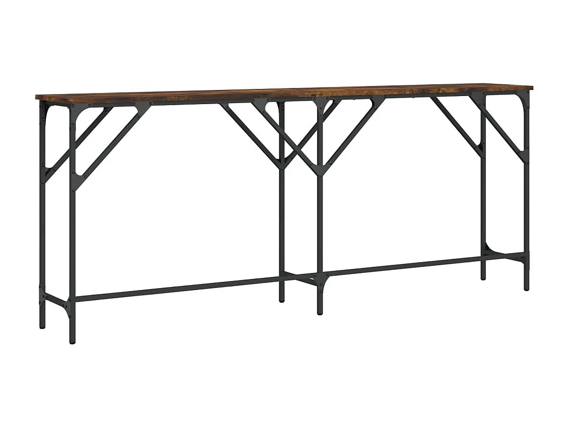 Table console table d'appoint métal marron 180 x 29 x 75 cm DEC031794