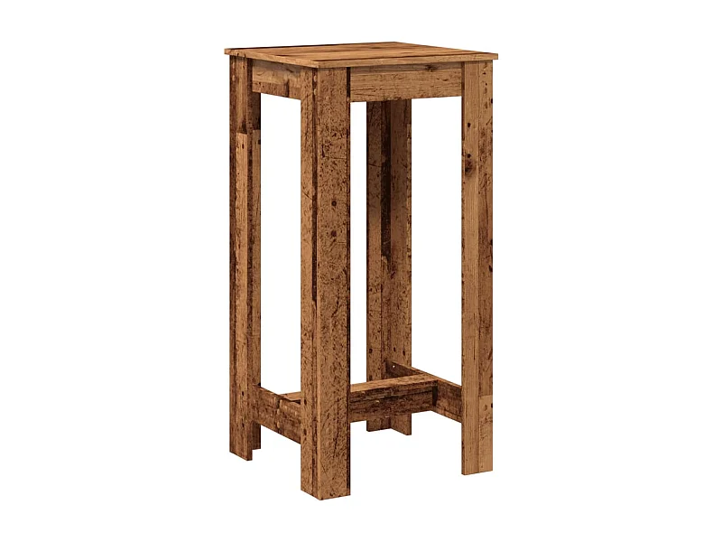 Table d’appoint multifonction 51 bois marron 51 x 50 x 103.5 cm DEC036507