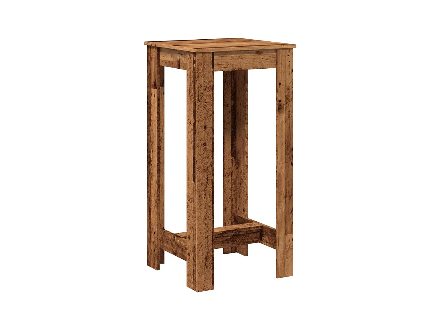 Table d’appoint multifonction 51 bois marron 51 x 50 x 103.5 cm DEC036507