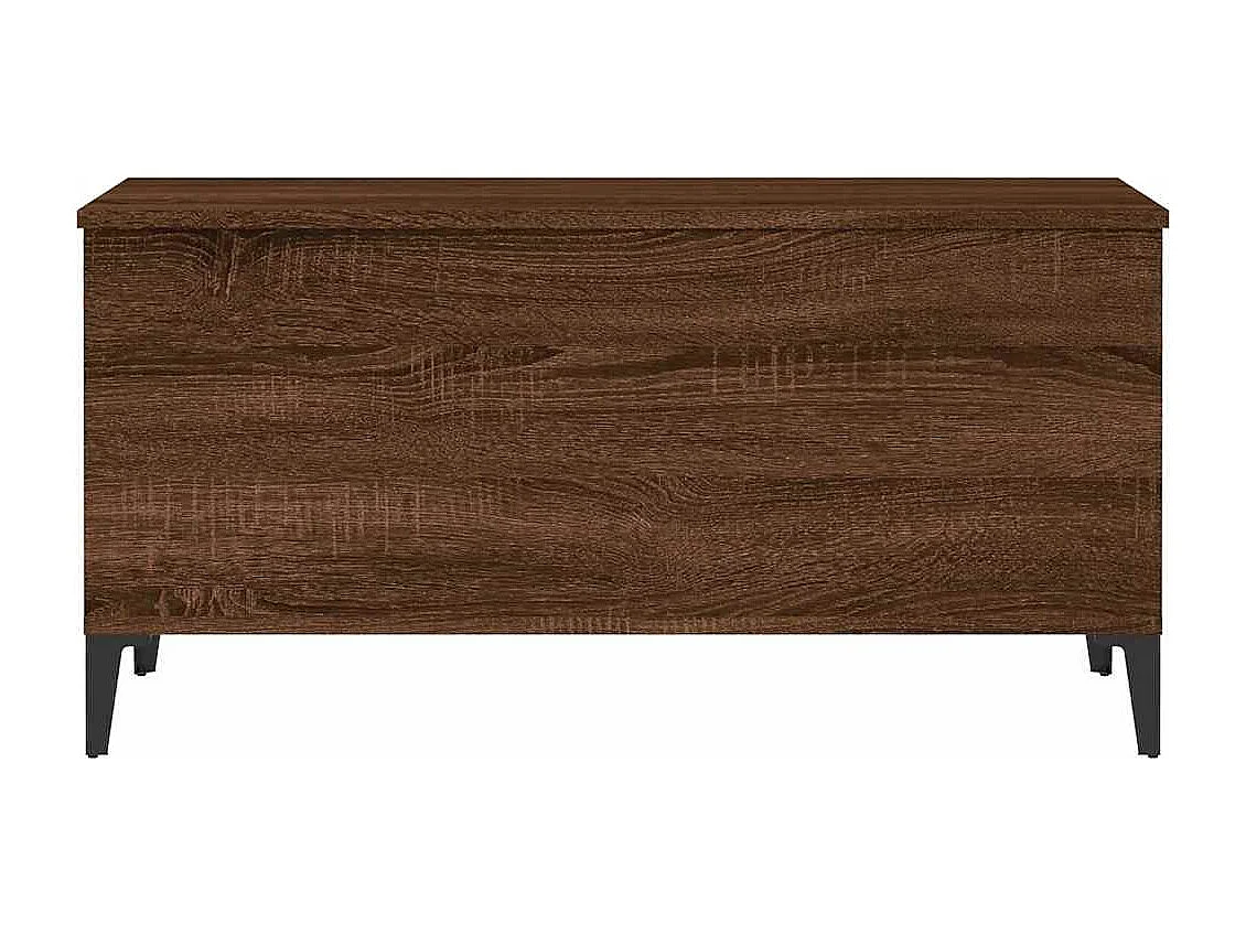 Table basse avec plateau métal marron 90 x 44.5 x 45 cm DEC038777