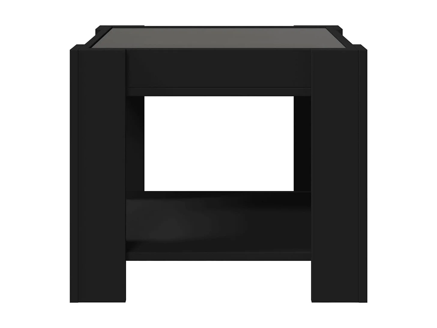 Table basse de salon bois 53 x 53 x 45 cm DEC037577