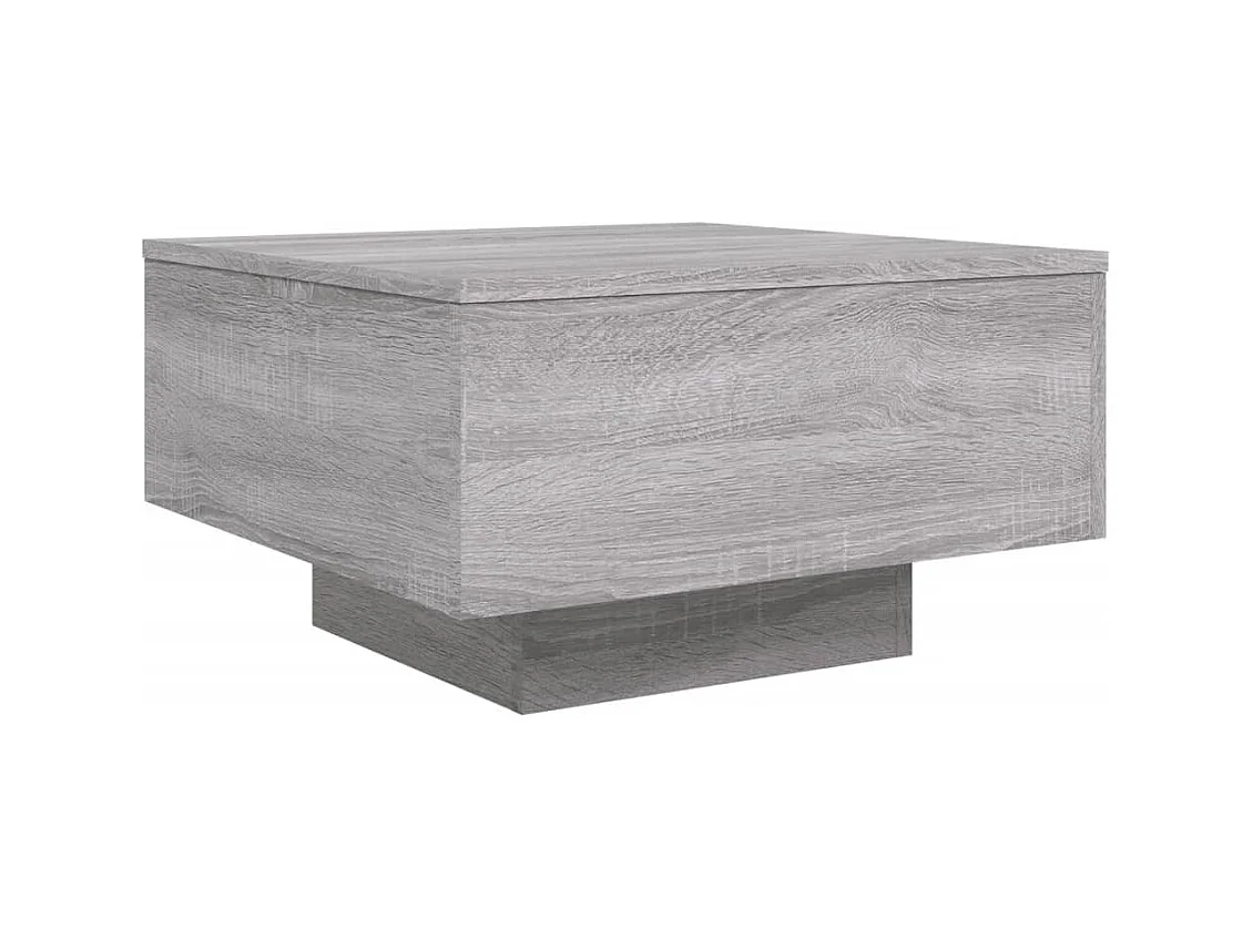 Table basse de salon bois marron 55 x 55 x 31 cm DEC040043