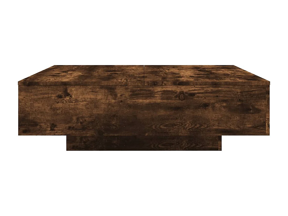Table basse design moderne bois marron 100 x 100 x 31 cm DEC038299