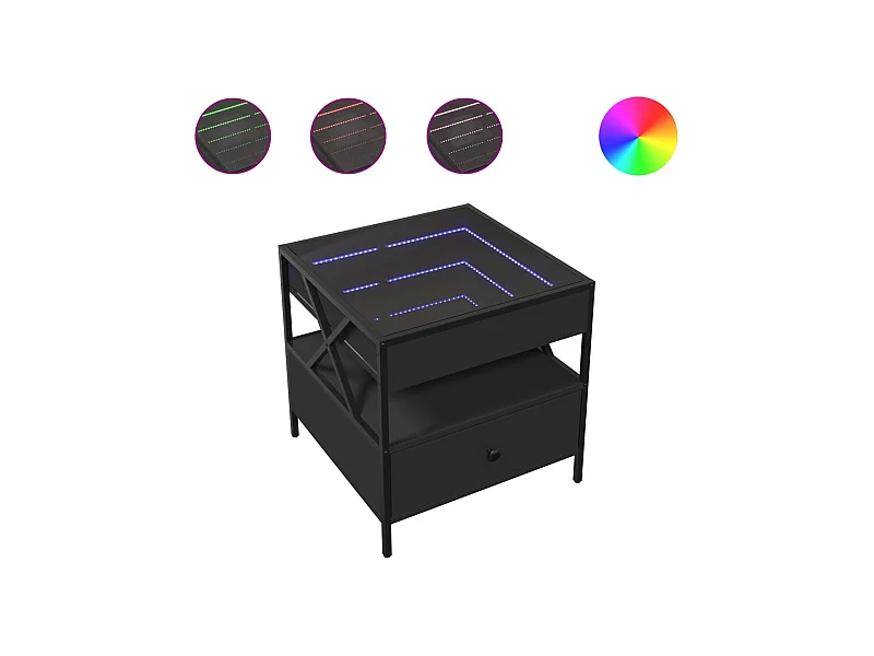 Table basse de salon métal 50 x 50 x 51 cm DEC037567