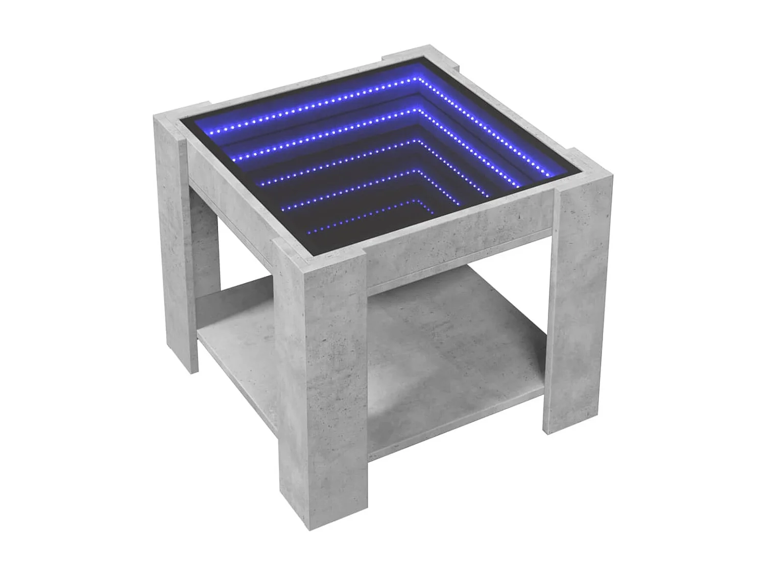 Table basse de salon bois 53 x 53 x 45 cm DEC037426