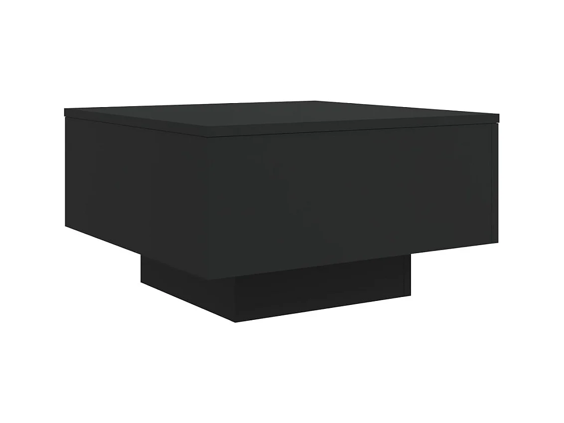 Table basse design moderne bois marron 55 x 55 x 31 cm DEC039684