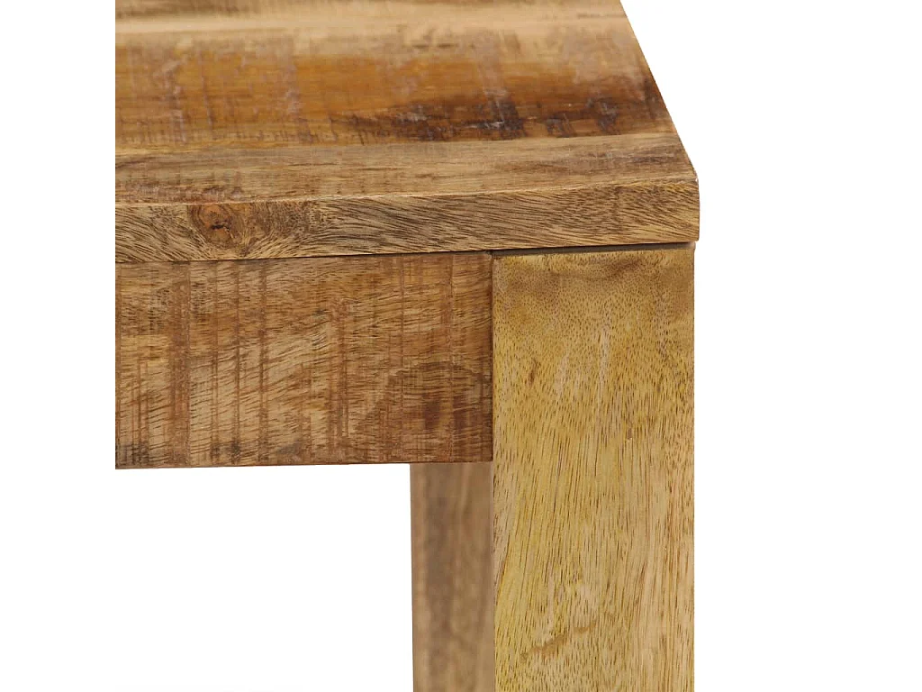 Table basse de salon bois marron 80 x 80 x 40 cm DEC037196