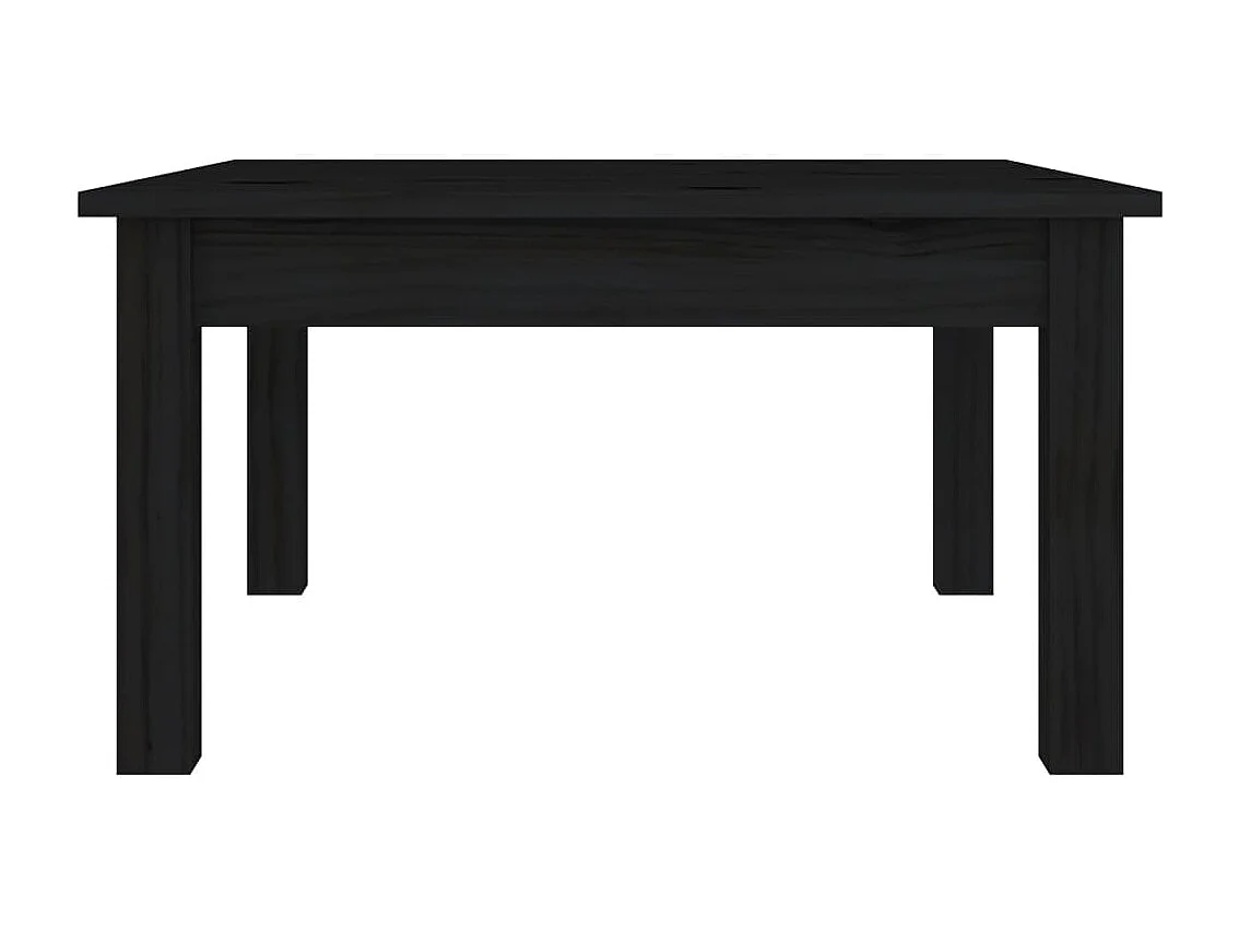 Table basse design simple bois marron 55 x 55 x 30 cm DEC039683