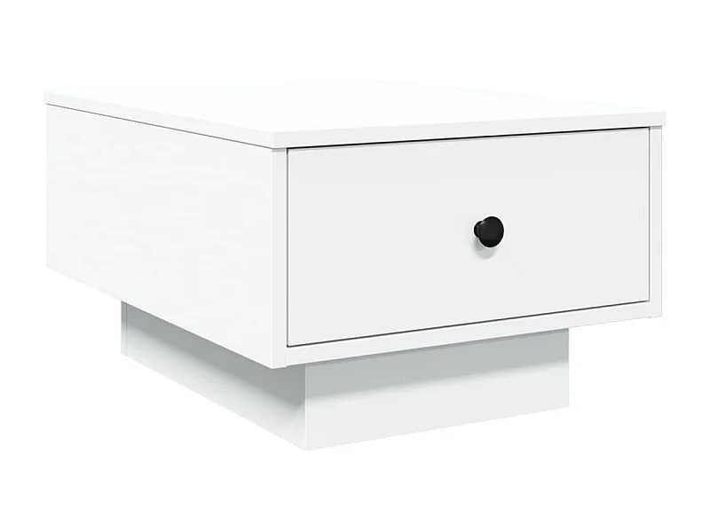 Table basse avec tiroir bois blanche 60 x 45 x 31 cm DEC037911