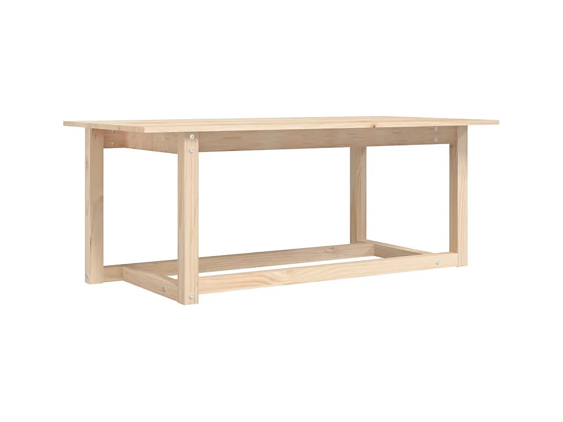 Table basse de salon bois marron 110 x 55 x 45 cm DEC037005