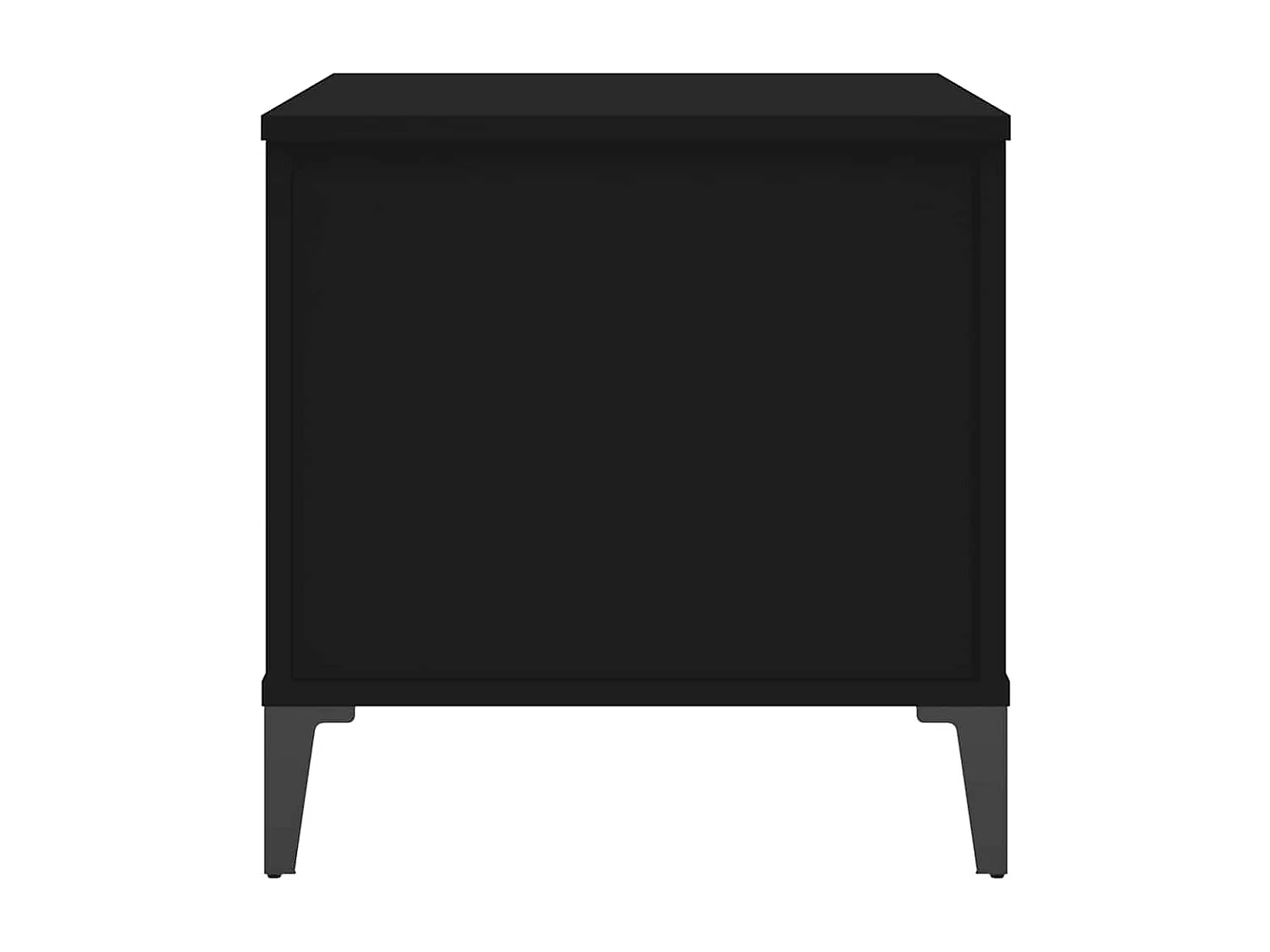 Table basse avec plateau métal marron 60 x 44.5 x 45 cm DEC039700