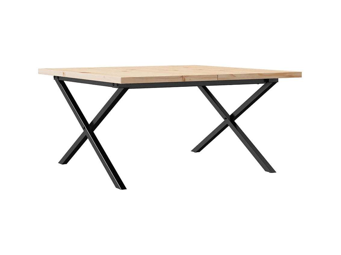 Table basse rectangulaire style marron 90 x 90 x 45.5 cm DEC036276