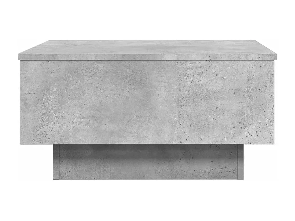 Table basse avec tiroir métal marron 60 x 45 x 31 cm DEC039319