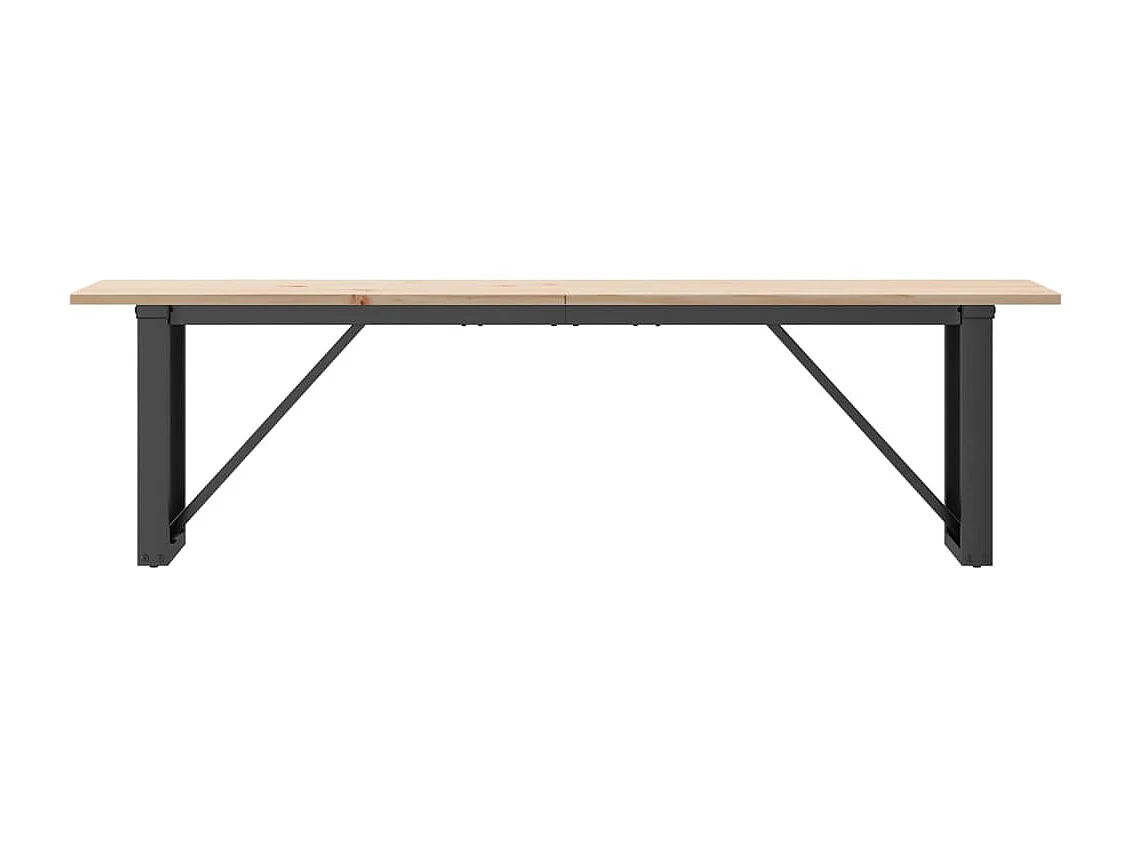 Table basse rectangulaire style marron 160 x 40 x 45 cm DEC036237