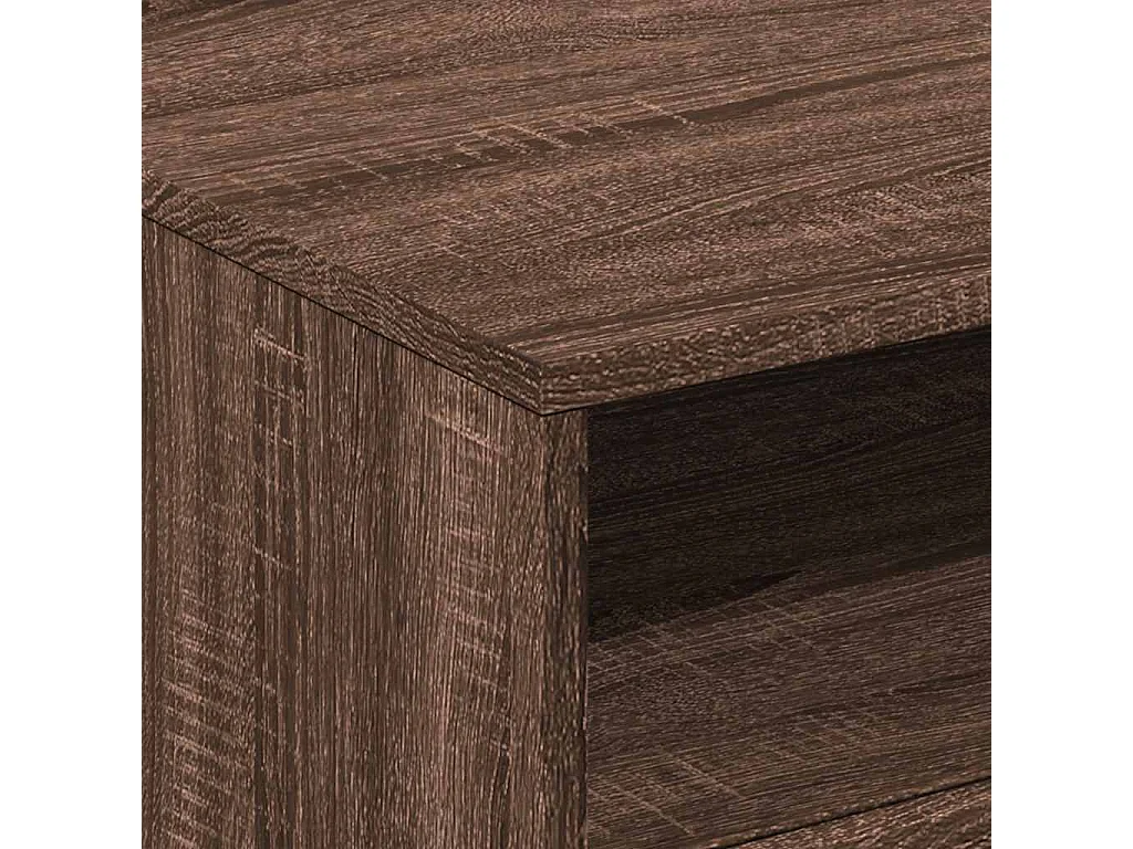 Table basse de salon bois marron 50 x 49 x 40 cm DEC037630