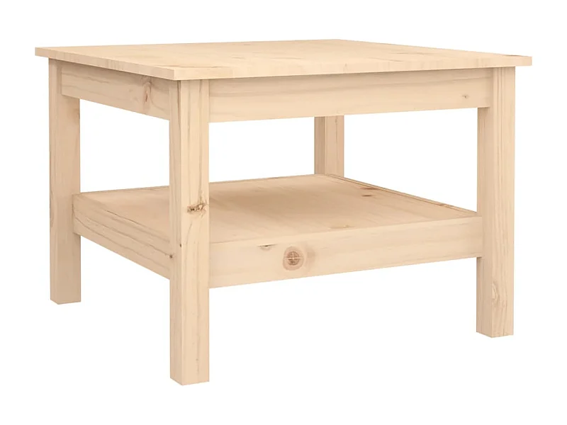 Table basse de salon bois marron 55 x 55 x 40 cm DEC037089