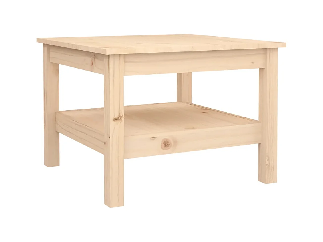 Table basse de salon bois marron 55 x 55 x 40 cm DEC037089