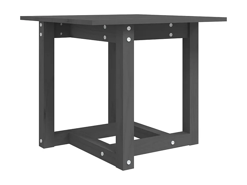 Table basse bout de bois marron 50 x 50 x 45 cm DEC039180