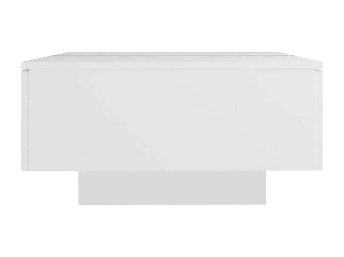 Table basse avec tiroirs blanche 90 x 60 x 31 cm DEC038028