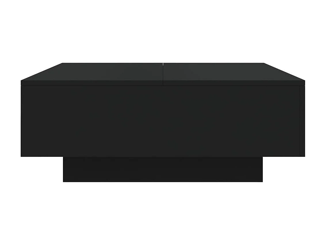 Table basse design moderne bois marron 80 x 80 x 31 cm DEC039784