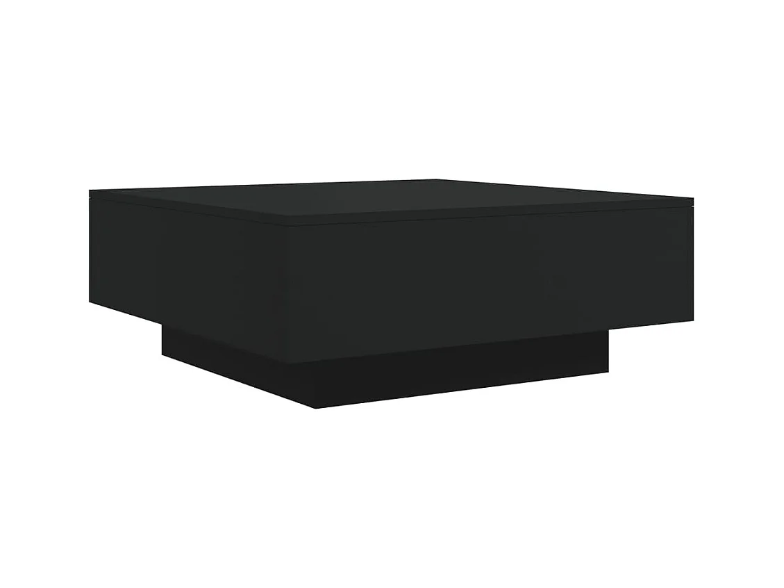 Table basse design moderne bois marron 80 x 80 x 31 cm DEC039784
