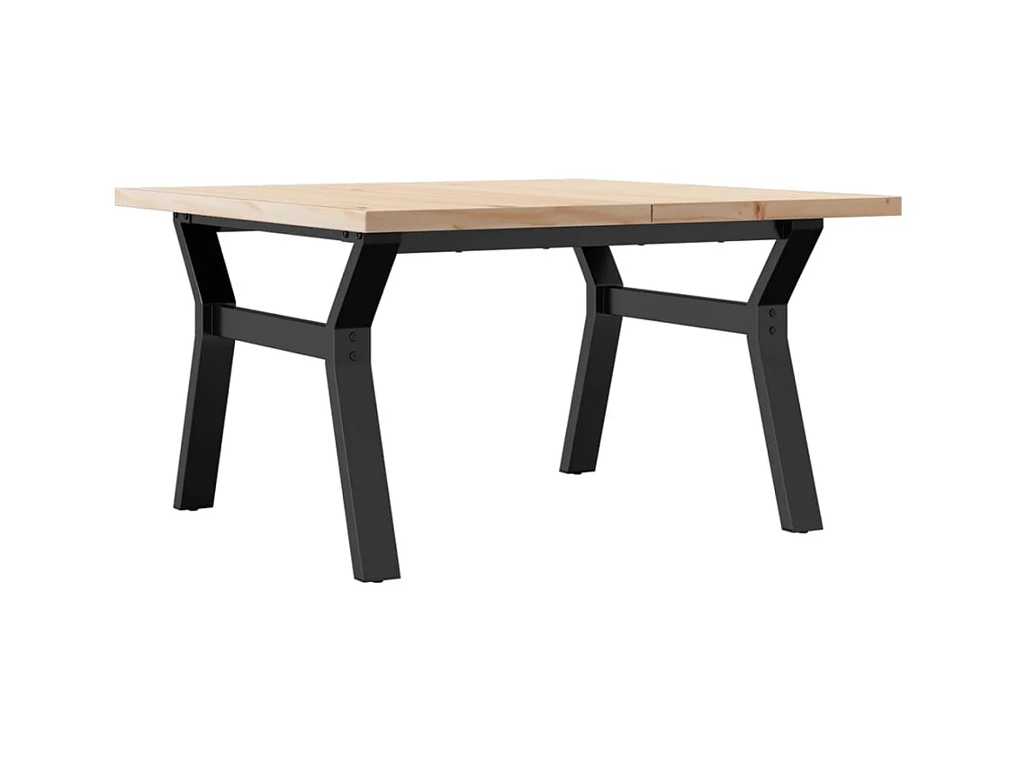 Table basse rectangulaire style marron 80 x 80 x 45.5 cm DEC036294