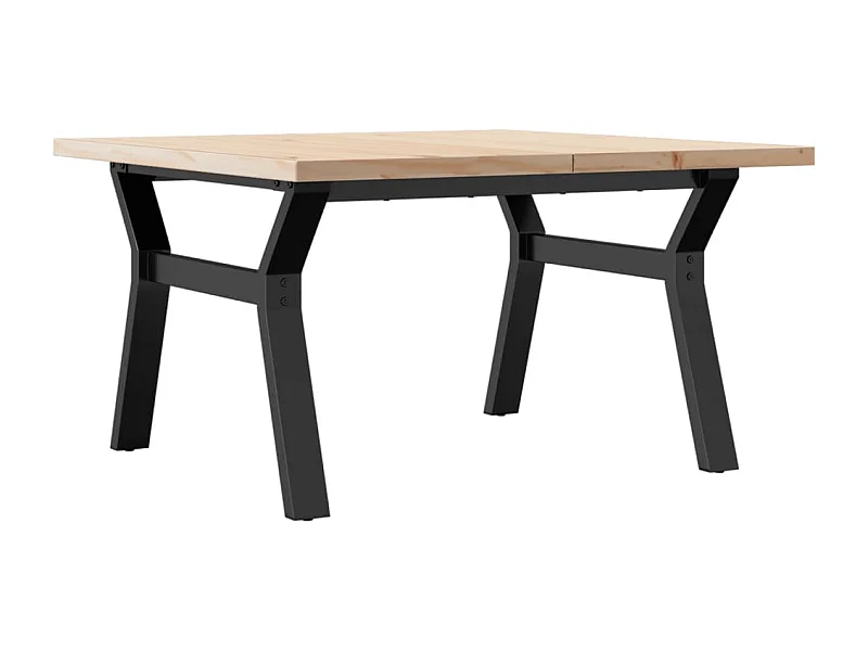 Table basse rectangulaire style marron 80 x 80 x 45.5 cm DEC036294