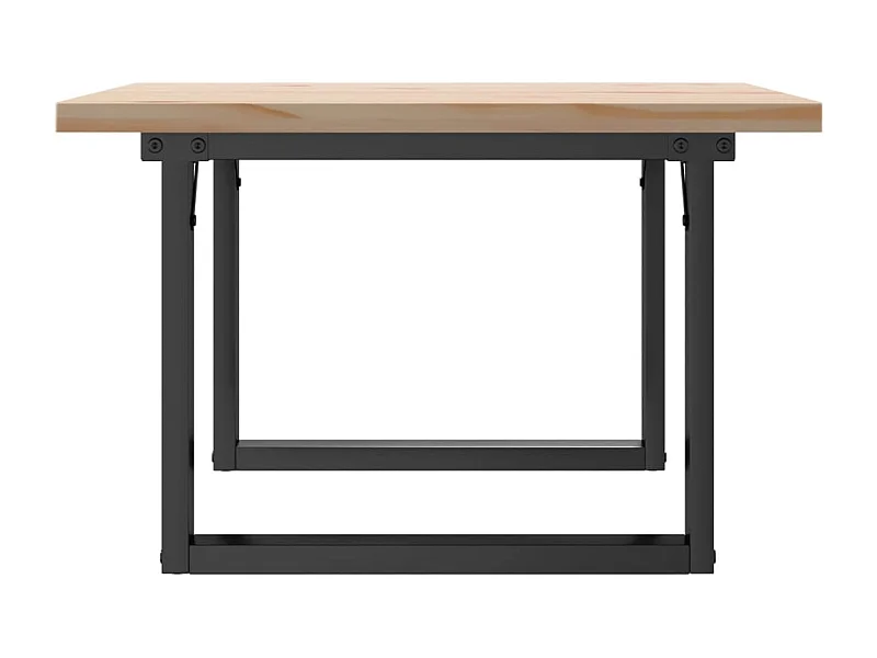 Table basse rectangulaire style marron 70 x 70 x 40.5 cm DEC036246