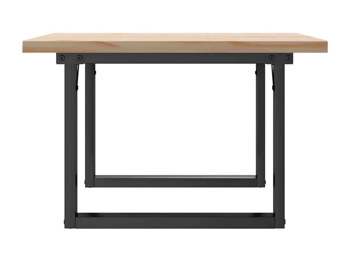 Table basse rectangulaire style marron 70 x 70 x 40.5 cm DEC036246