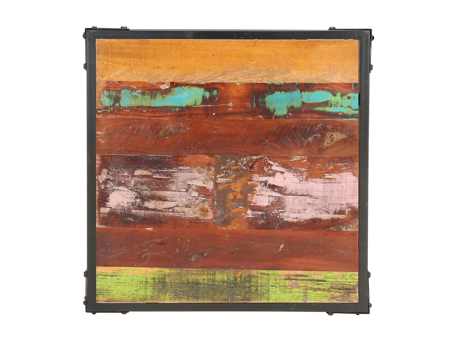 Table basse de salon bois marron 60 x 60 x 35 cm DEC037105