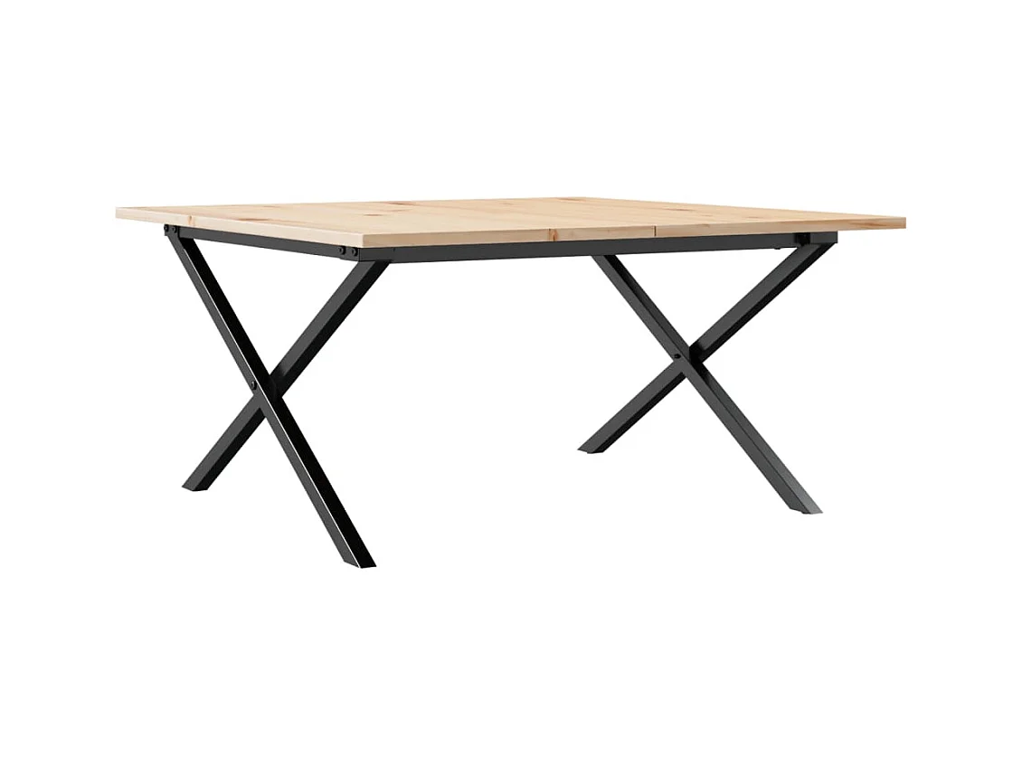 Table basse rectangulaire style marron 90 x 90 x 45 cm DEC036275