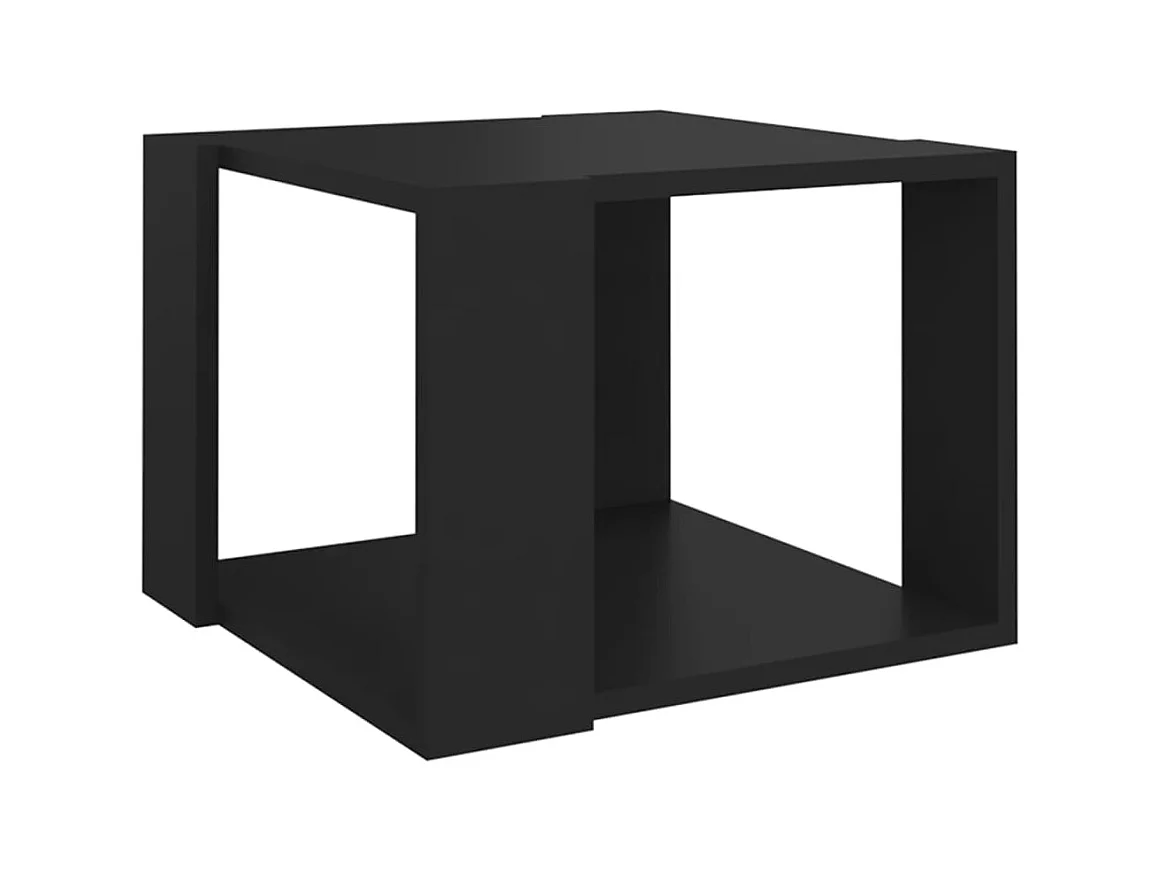 Table basse design moderne bois marron 40 x 40 x 30 cm DEC039640