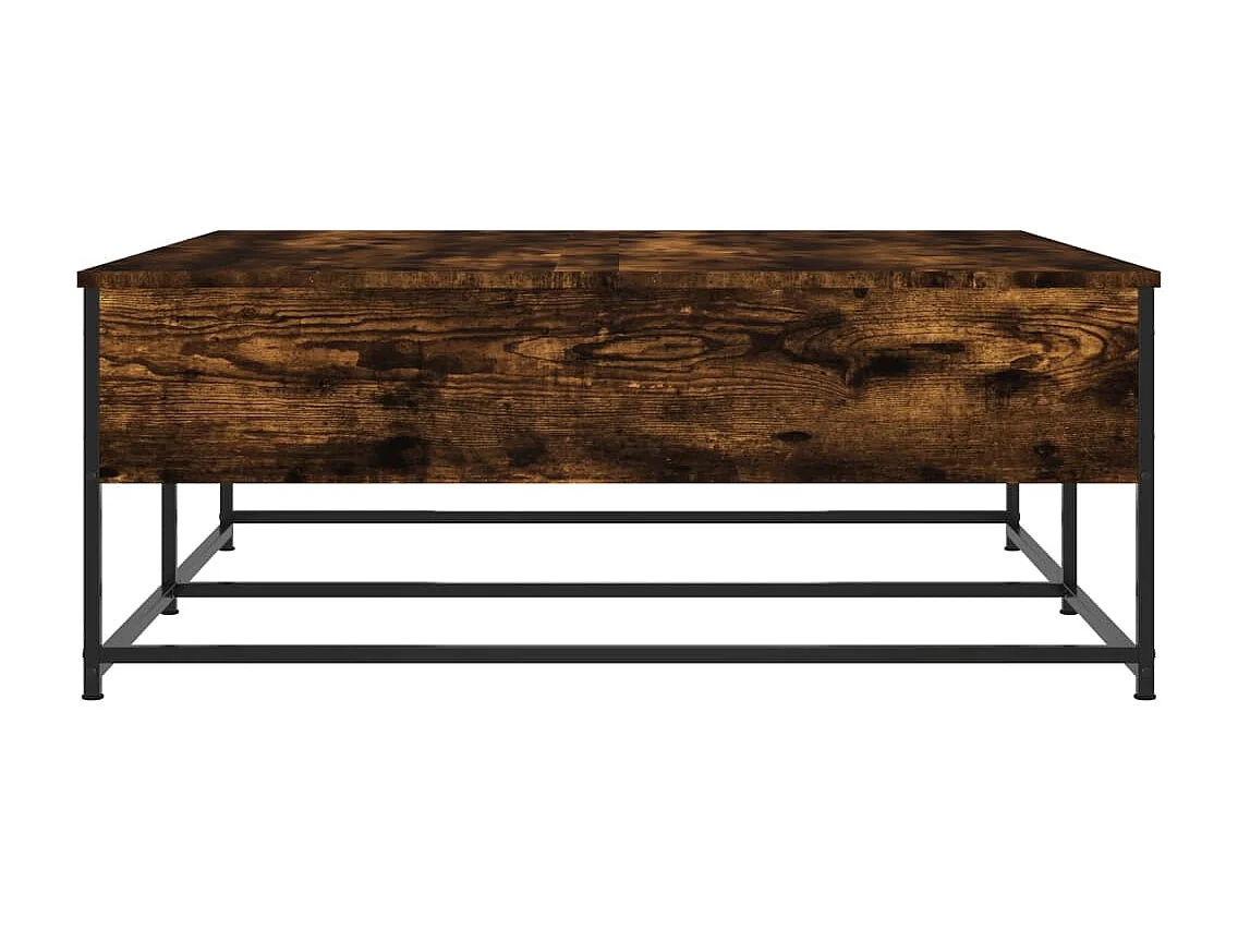 Table basse avec 2 métal marron 100 x 99 x 40 cm DEC038351