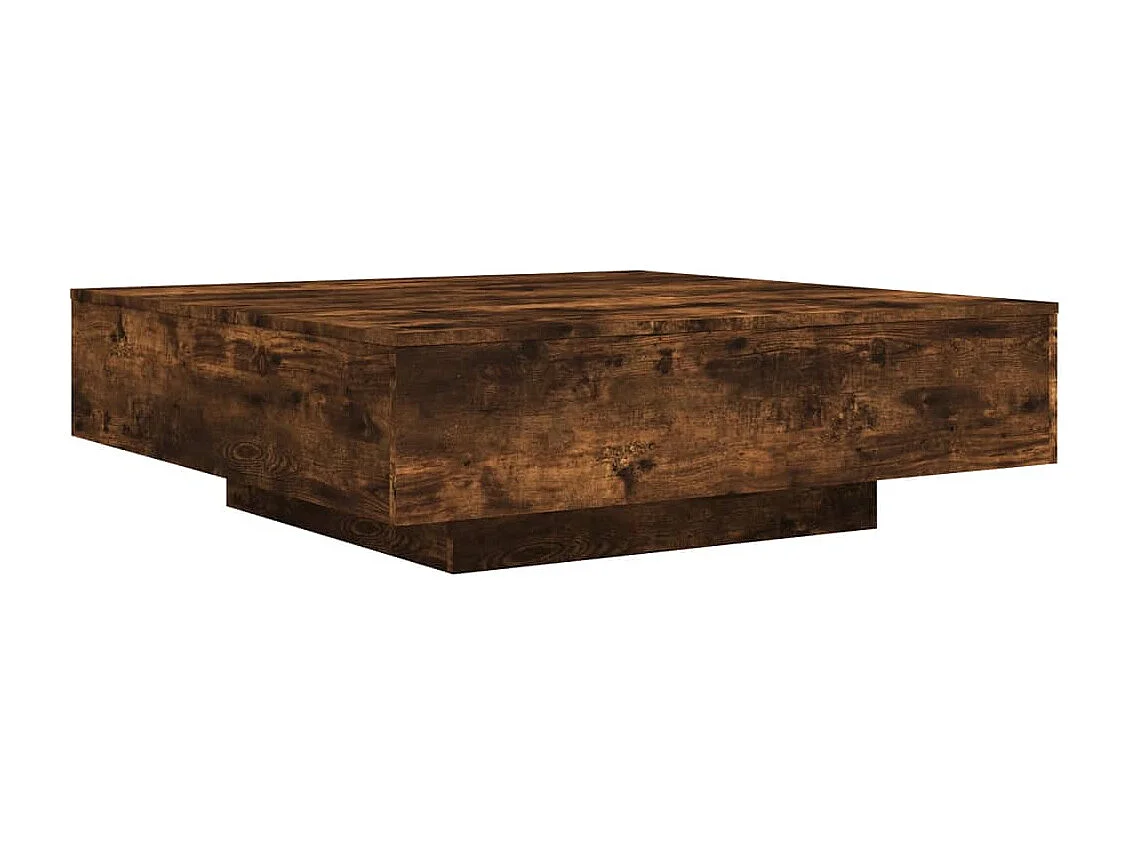 Table basse de salon bois marron 100 x 100 x 31 cm DEC037615