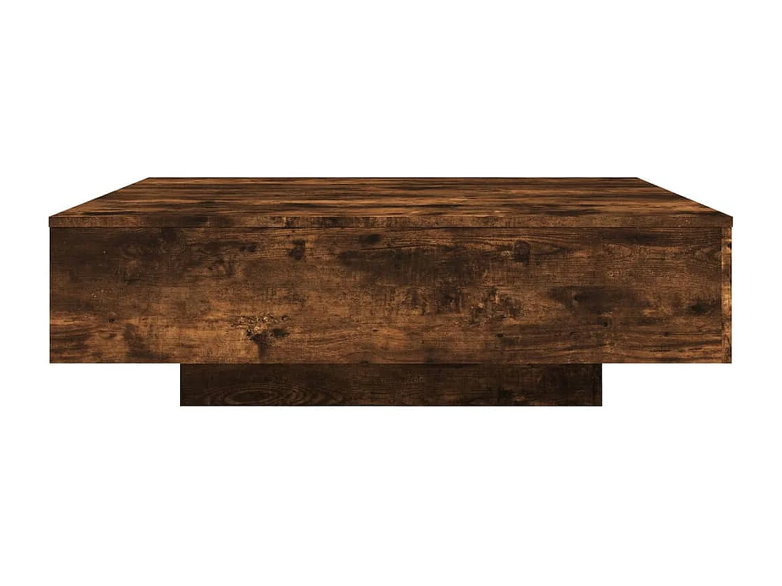 Table basse de salon bois marron 100 x 100 x 31 cm DEC037615