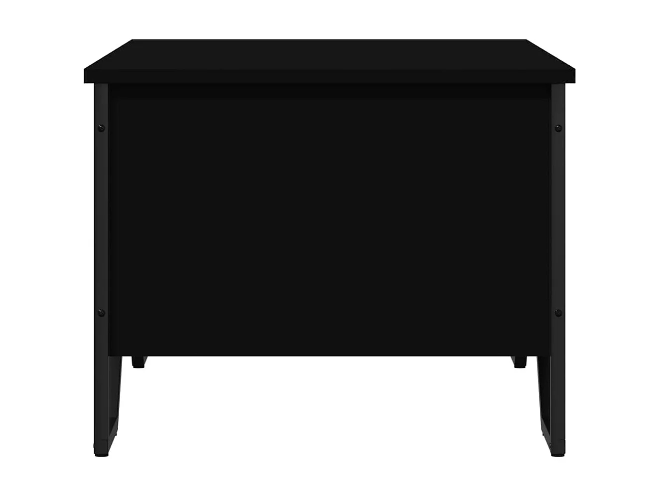 Table basse design moderne métal marron 75 x 51 x 40 cm DEC039748