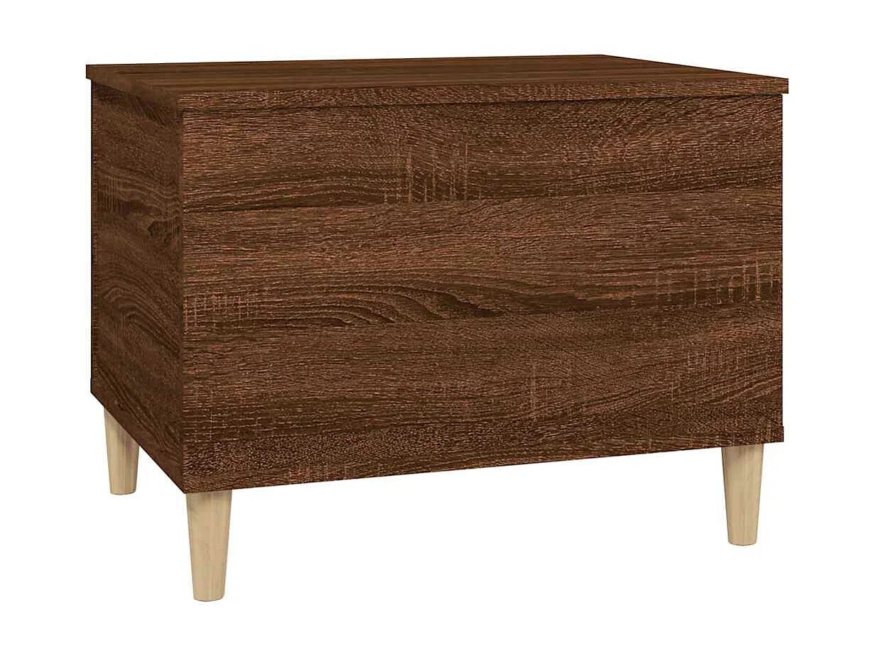 Table basse avec plateau bois marron 60 x 44.5 x 45 cm DEC038707