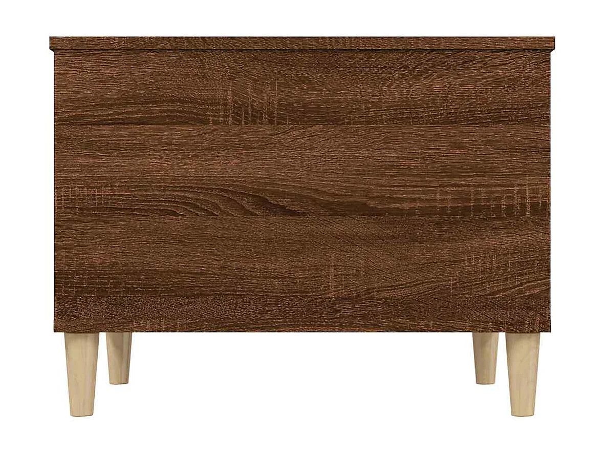 Table basse avec plateau bois marron 60 x 44.5 x 45 cm DEC038707