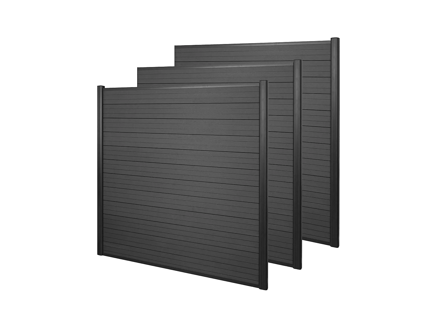 Brise vue wpc sarthe aluminium 100 x 10 x 480 cm 04_0005937