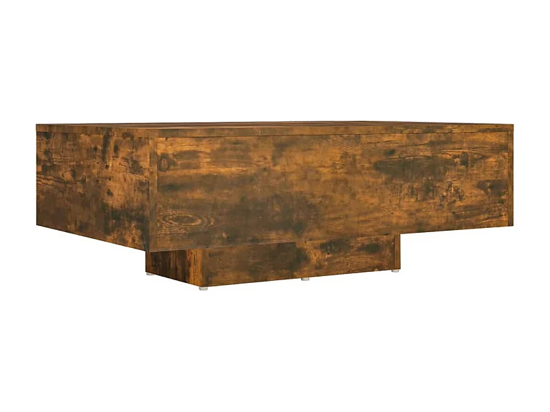 Table basse design moderne bois marron 85 x 55 x 31 cm DEC038499