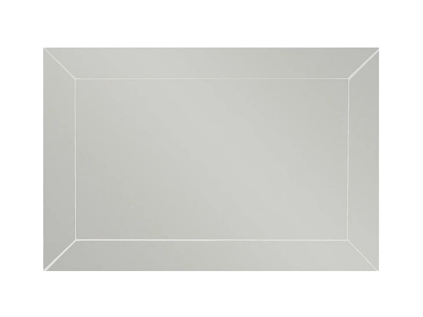Miroir rectangulaire mural 75 cm - cadre biseauté CODY